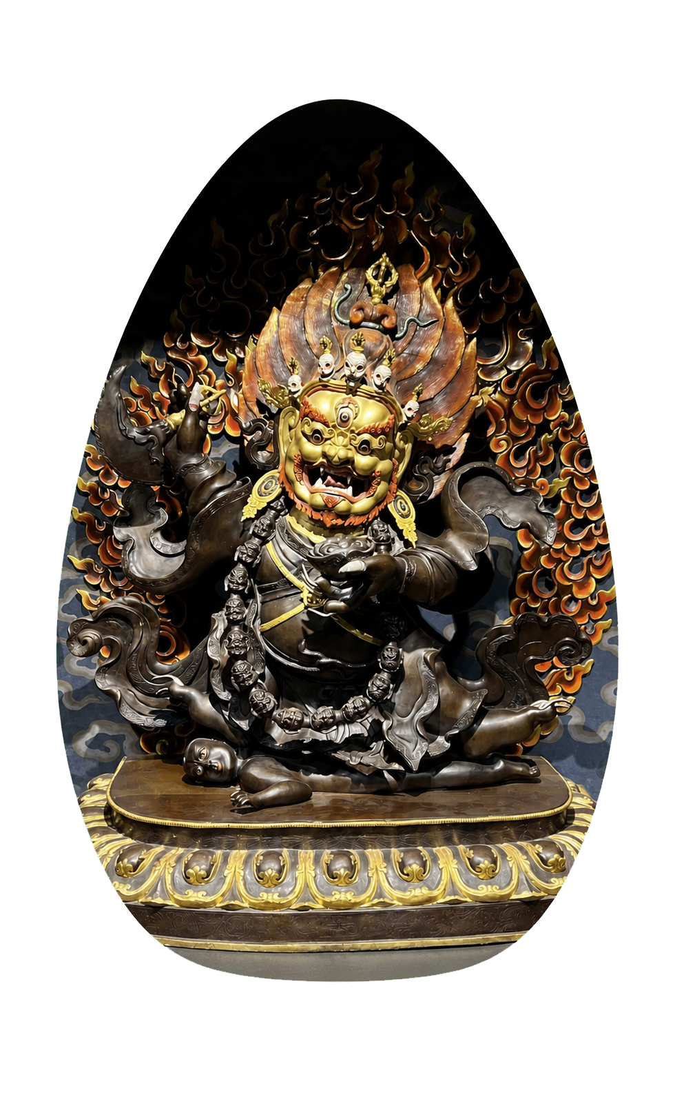 瑪哈嘎拉燈壇城照片